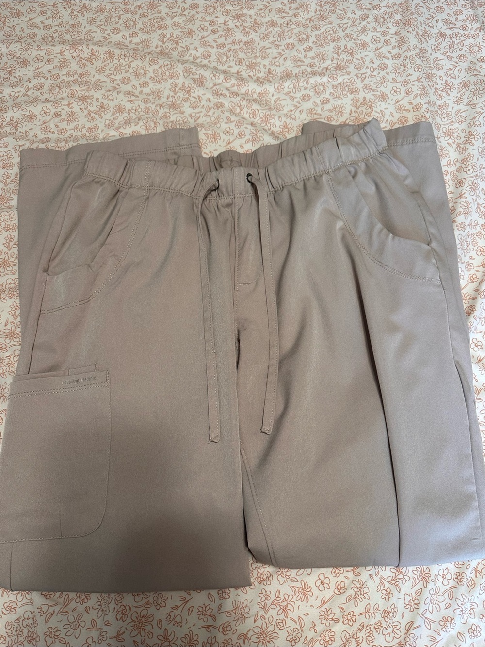 Healing Hands Women's Scrub Bottoms - Tan